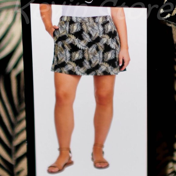 Ellen‎ Tracy women Wrap Front Skort - Picture 2 of 6